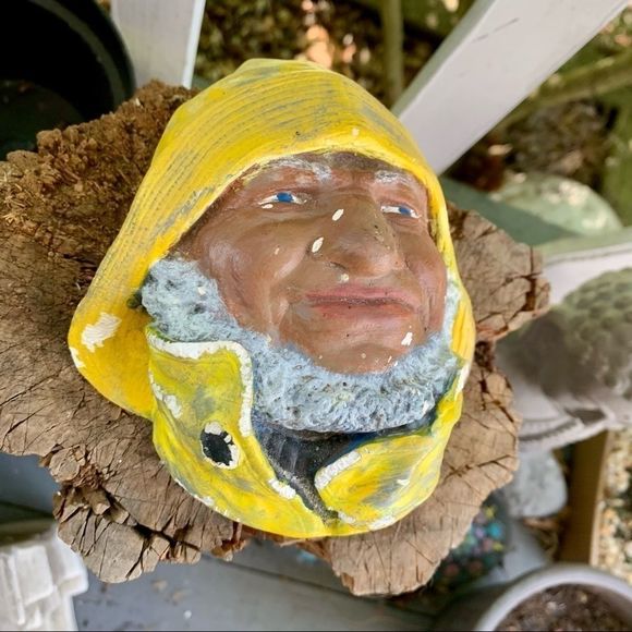 Vintage Seaman Concrete/Chalk? Head - Picture 2 of 13